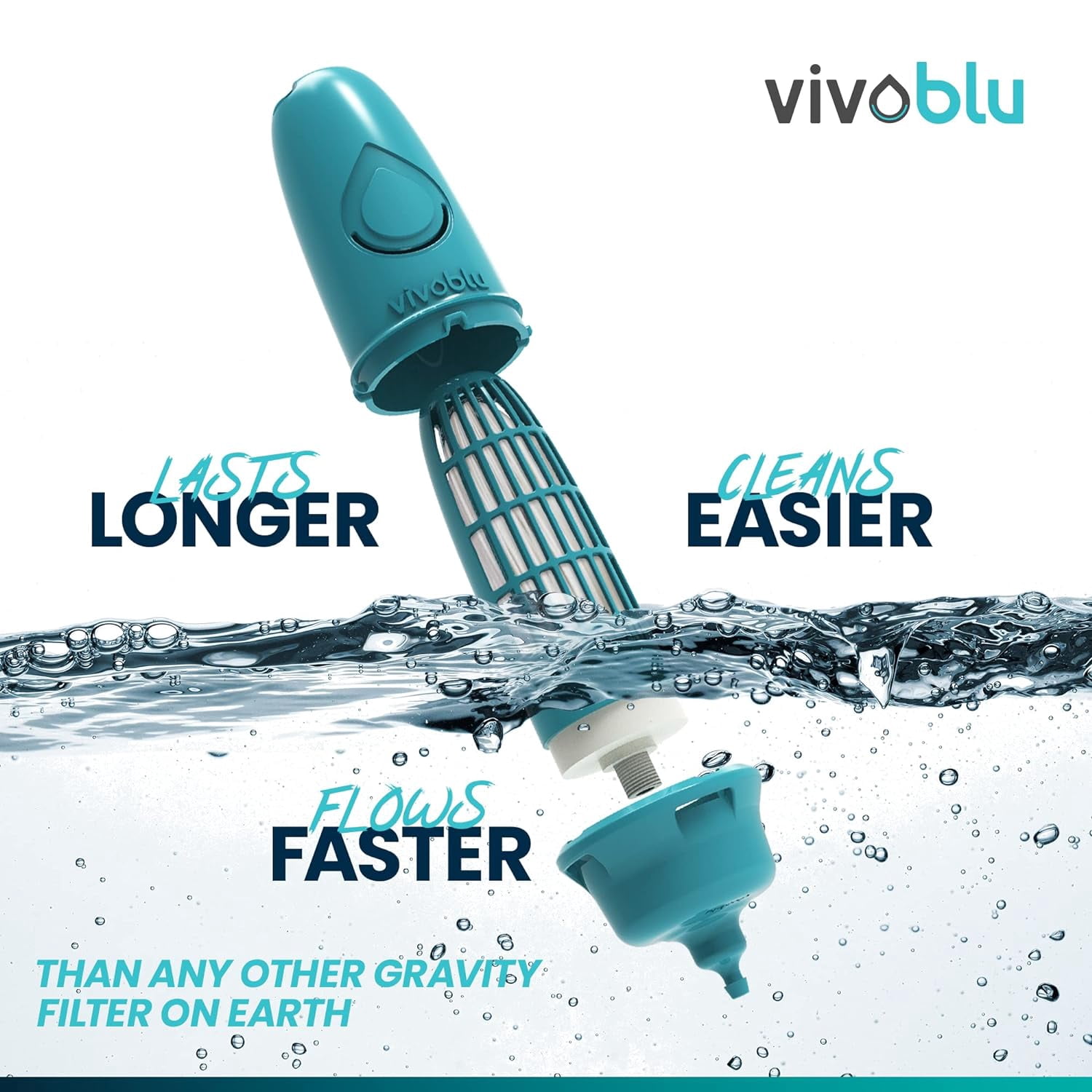 Vivoblu Family Survival System - Portable Emergency Preparedness Purifier Kit for Camping, Disaster Relief, and Outdoor Adventures