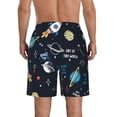 thumbnail image 3 of Naloa Space Men's Beach Shorts, Surfing shorts, Swim trunks, Quick Dry Swim Trunks for Surfing Beach Fun - Large, 3 of 9