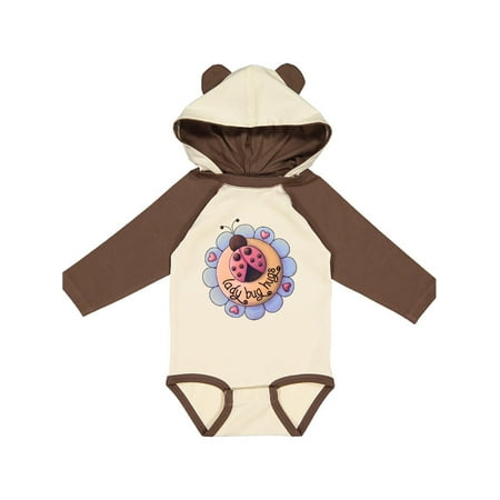 

Inktastic Ladybug Hugs with Flower Gift Baby Boy Long Sleeve Bodysuit