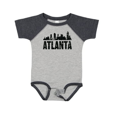 

Inktastic Atlanta Skyline Grunge Gift Baby Boy or Baby Girl Bodysuit