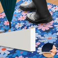 thumbnail image 2 of Yayeee Doormat for Inside 20"x32" Absorbent Low-Profile Washable Non-Slip Rubber Backed Entryway Rug, Blue Daisy, 2 of 8