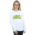 thumbnail image 2 of Batman Womens Retro Logo Heather Sweatshirt, 2 of 5