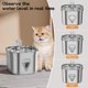 thumbnail image 2 of Dispensador de agua inteligente para mascotas, bebedero automático con circulación de agua viva, dispensador de agua filtrada para gatos silencioso de gran capacidad, 2 of 5