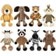 thumbnail image 1 of Set de peluches Elcoho Safari, 8 piezas, 25 cm, 1 of 7