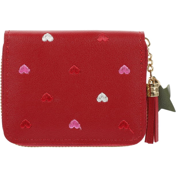 Cartera de dibujos animados para mujer, bolsa de almacenamiento de PU, bolso para billetes, bolso para cambio de moda, monedero