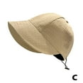 thumbnail image 1 of Chapeau de Seau à Queue de Cheval Réglable pour la Protection Solaire d'Été en Coton Doux et Prof S0Q7, 1 of 9
