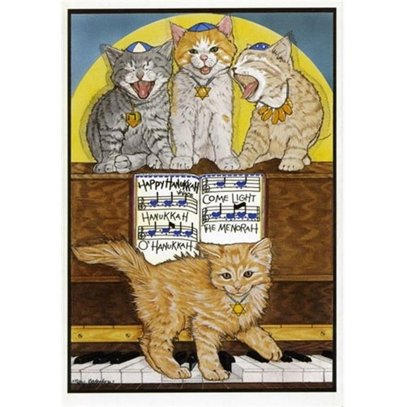 Pipsqueak Productions H469 Hanukkat Hanukkah Boxed Cards - Pack of 10