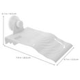 thumbnail image 2 of Raindrops Aquatic Turtle Tank Floating Platform in White with Suction Cup for Easy Attachment, 2 of 8