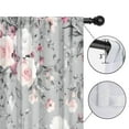 thumbnail image 4 of Blackout Kids Curtains,Pioneer Flower Floral Print Pattern Childrens Insulated Curtains Set Of 2,Bedroom Essentials,Toddler Room Decor 52"x63", 4 of 5