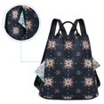 thumbnail image 5 of FORMRS Women's Travel Backpack Purse Anti-Theft Hidden Pockets Casual Shoulder Bag, Red Fireworks Pattern, 5 of 7