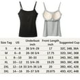 thumbnail image 2 of MISS MOLY 2 PACK Women Camisole Shelf Bra with Adjustable Strap Stretch Tank Top Basic Layering Cami Top for Daily Wearing, 2 of 6