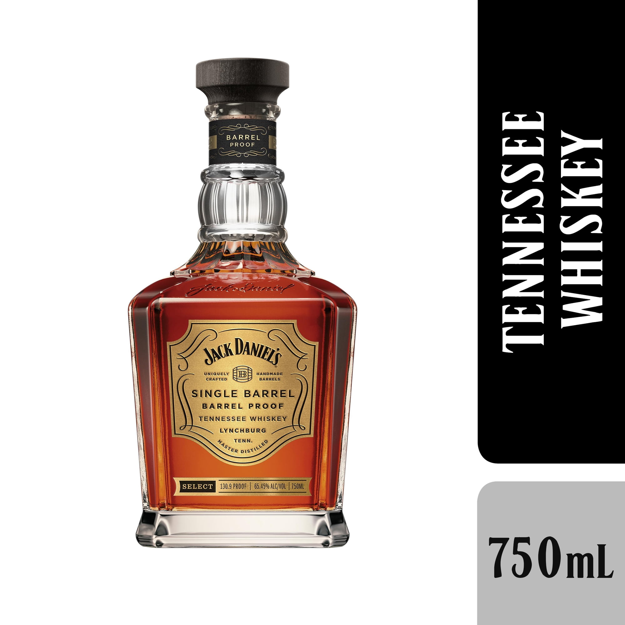 Jack Daniel's Single Barrel Barrel Proof Tennessee Whiskey, 750 ml 125 Proof