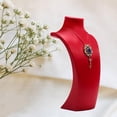 thumbnail image 3 of S SERENABLE Necklace Holder Jewelry Display Rack Bust Stand Three-Dimensional Red 17x33.5cm, 3 of 6