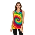 thumbnail image 4 of Tie Dye Tank Top Men Women - Fun Bright Colotful Tops, 4 of 6
