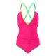 thumbnail image 4 of WILLBEST Traje de Baño Corto para Mujer Traje de Baño de Un Hombro para Mujer Traje de Baño de Bikini Sexy Irregular Color Sólido Monokinis Traje de Baño, 4 of 4