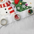 thumbnail image 4 of Manfei Retro Christmas Snowman Curtains Pack of 2 (42x84 Each), Winter Snowflake Xmas Tree Curtains Blackout, Teens Boys Girls Kids Bedroom Curtains, Living Room Curtains Decor, 4 of 6