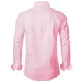thumbnail image 3 of Stretch Mens Slim Fit Dress Shirts Formal Long Sleeve Button Down Shirts, 3 of 5