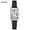 White, variant on Elegant Ladies Watch – Slim Rectangle Dial, Waterproof & Leather Band