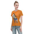 thumbnail image 4 of T-Shirt Basique à Manches Courtes pour Femmes Conan et Xiaolan, 4 of 6