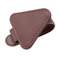 thumbnail image 3 of Clip magnético para visera de coche, soporte para gafas de sol, duradero, resistente al desgaste, universal. Marrón, 3 of 9