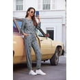 thumbnail image 6 of KISSGAL Jogger Pajama Set Long Sleeve Sleepwear Soft Pj Set Comfy Lounge Set Nightwear with Pockets, 6 of 7