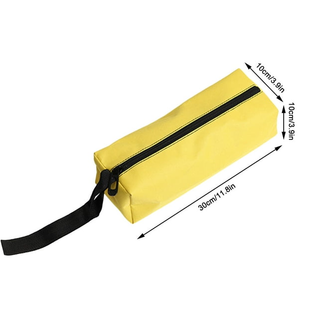 Pompotops Repair Tool Organizer Storage Bag Oxford Cloth Small Tool Bag With Zipper Waterproof Pocket Tool Holder Clearance