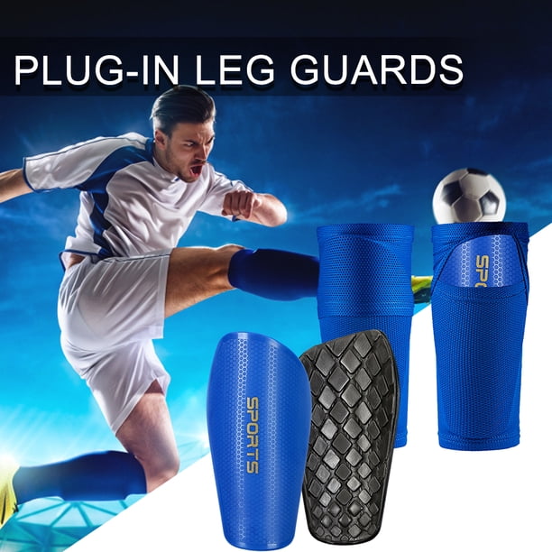 Espinilleras De Fútbol Espinilleras mangas EVA protectores de fútbol almohadillas portátiles para niños niñas hombres mujeres