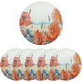 thumbnail image 7 of GZHJMY Round Braided Placemats Poppies Flowers Round PVC Woven Place Mats Indoor Washable for Kitchen Dining Tables 15 inch Heat Resistant Round Table Mats, 7 of 7