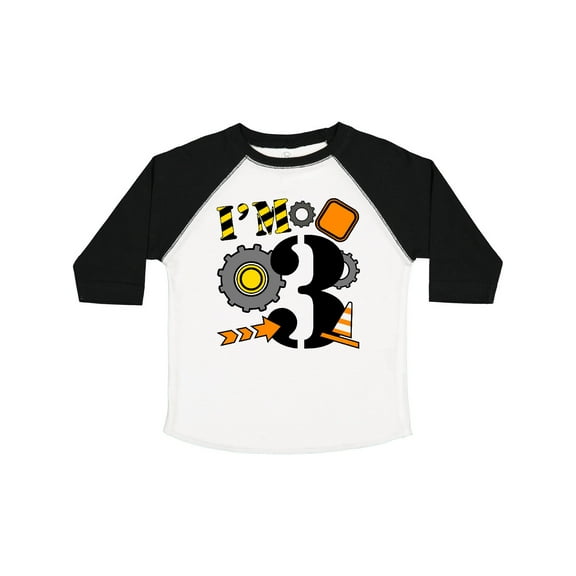 Inktastic I'm Three Construction Birthday Boys or Girls Toddler T-Shirt