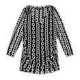 thumbnail image 2 of I.N.C Womens Chain Link Pullover Blouse, Black, Small, 2 of 2