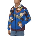 thumbnail image 2 of Lsque Scooby-Doo for Mens Full-zip Hoodie, Zip-up Pullover Hooded Sweatshirt, Kangaroo Pocket Hoodie Ideal for Daily Wear, Travel, and Home-XX-Large, 2 of 8