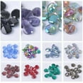 thumbnail image 2 of U8MO 10pcs 12/14/18mm Twist Coin Faceted Crystal Glass Loose Beads for Jewelry Making-18x7.5mm-Clear, 2 of 5
