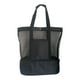 thumbnail image 2 of Bolsa de playa transparente y ligera con hielera térmica. negro, 2 of 9