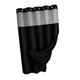 thumbnail image 2 of Cortina de ducha, accesorio versátil para baño, forro de hotel, lavable. Negro, 2 of 8