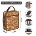 thumbnail image 3 of Giraffe Insulated Lunch Box Teen Reusable Lunch Bag Lightweight Portable Lunch Bag Office Beach, 3 of 6