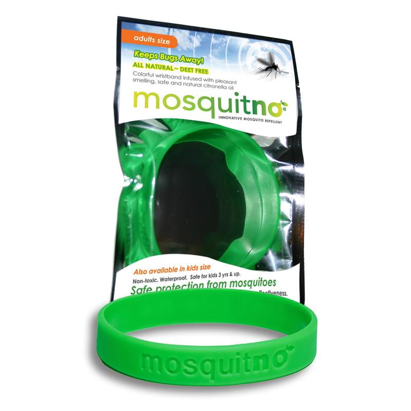 10 Mosquitno Innovative Mosquito Repellent No DEET Wristband Large All Natural for sale online 