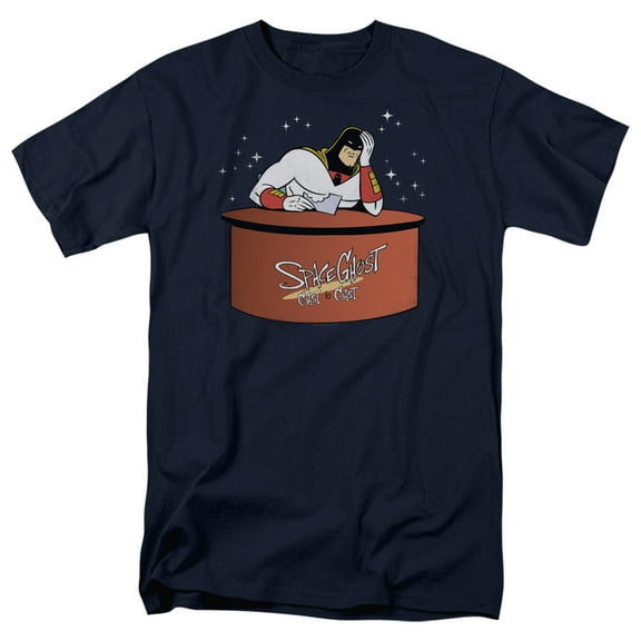 Space Ghost Great Galaxies S/S Adult 18/1 T-Shirt Navy 5X