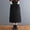 Black, variant on Skirts for Women High Waisted Midi Windproof Pencil Mid Length Quilted Wrap Lightweight Warm Coffee Skirt L