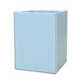 thumbnail image 2 of Accesorios de Paisaje de Fondo de Almacenamiento de Pincel de Maquillaje de Caja de de Cuero Azul Soledad Cajas de contenedores de bolígrafo azul, 2 of 7