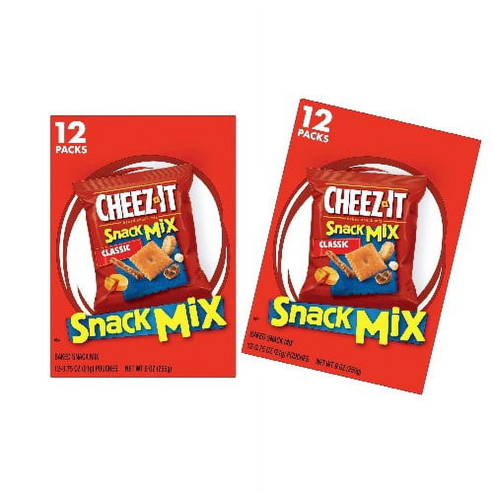 ( 2 Pack ) Cheez-It Snack Mix, Baked, Classic, 12 Pack