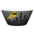 thumbnail image 3 of Zak Designs 2 pcs DC Comics Kids Dinnerware Set Melamine Plate Bowl BPA Free Perfect for Kids Batman, 3 of 5