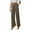 Bronze, variant on Ediodpoh Casual High Waist Wide Leg Trousers Loose Straight Pants Elegant Comfortable Long Dress Womens Pants for Spring Summer Blue XS