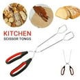 thumbnail image 1 of Muyoka Pinzas estilo tijera Pluokvzr, pinzas de cocina para carne de alambre de acero inoxidable antiadherente de alta resistencia Muyoka Hogar, 1 of 7