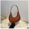 thumbnail image 3 of Bolso de hombro tipo hobo de piel sintética con diseño lujoso y moderno para mujer, pequeño bolso de mano tipo sobre, bolso de mano para mujer, bolso de viaje, 3 of 5