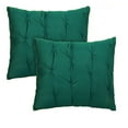 thumbnail image 4 of European Square Pillow Shams Set of 2 Teal Blue 600 Thread Count 100% Natural Cotton Pack of Two Euro 26''x 26'' Pillow Shams Decorative, 4 of 4