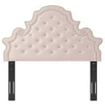 thumbnail image 6 of Tufted Headboard, Full Queen Size, Velvet, Pink, Modern Contemporary Urban Design, Bedroom Master Guest Suite, 6 of 10