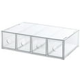 thumbnail image 4 of Estbridge Boîte de Rangement en Acrylique Tiroirs Transparents Commode Bureau Transparent, 4 of 8