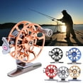 thumbnail image 3 of Necvior Full Metal Ultra-light Former Ice Fishing Reels Wheel Fly Fishing Reel Aluminum, 3 of 20