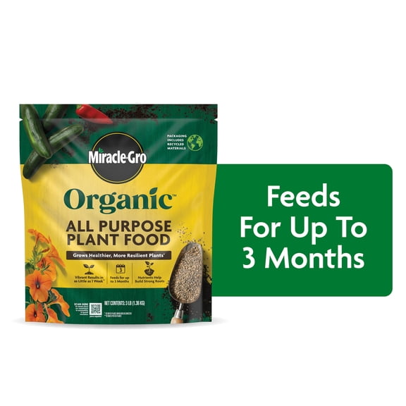 Miracle-Gro 3 lbs Organic Granules Plant Food