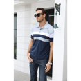 thumbnail image 4 of Playeras Casual De Manga Corta A Rayas De Moda Para Hombre, 4 of 4